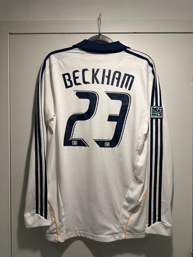 Beckham #23 LA Galaxy 2008 2009 Home Medium w/ Patch l/s