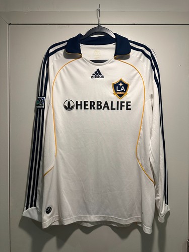 Beckham #23 LA Galaxy 2008 2009 Home Medium w/ Patch l/s - photo 2