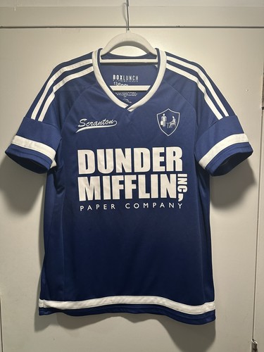 The Office Dunder Mifflin Soccer Baseball Jersey L, Scott #1