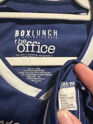 The Office Dunder Mifflin Soccer Baseball Jersey L, Scott #1 - photo 3