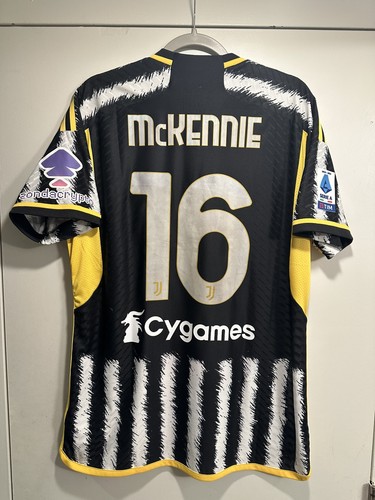 McKennie #16 Juventus 2023/24 Player Version Home L w/ Patches