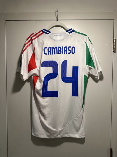 NWOT Player Version Italy Euro 2024 Away Adidas Medium Cambiaso