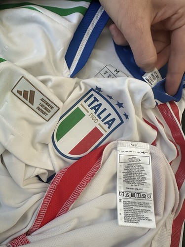 NWOT Player Version Italy Euro 2024 Away Adidas Medium Cambiaso - photo 3