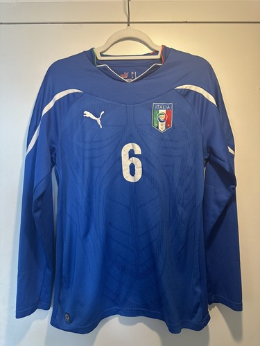 De Rossi #6 Italy 2010 World Cup Home M l/s - photo 2