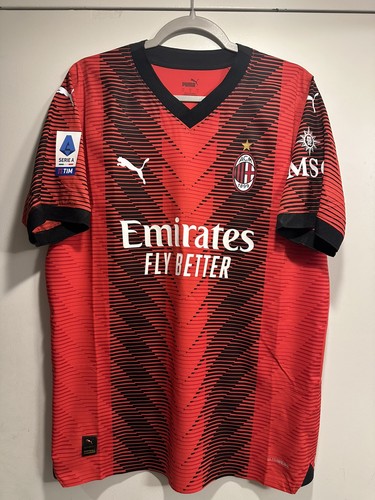 Pulisic #11 Milan 2023/24 Player Version Home L w/ Patches - photo 2
