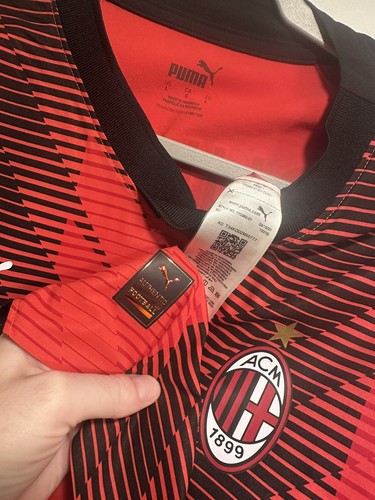 Pulisic #11 Milan 2023/24 Player Version Home L w/ Patches - photo 3
