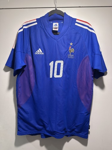 Zidane #10 France World Cup 2002 Home L - photo 2