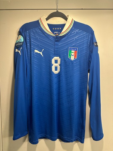 Italy Euro 2012/13 Marchisio #8 Player Version l/s w/ Patches - photo 2