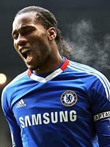 Drogba #11 Chelsea 2010/11 Medium Home Kit - photo 3
