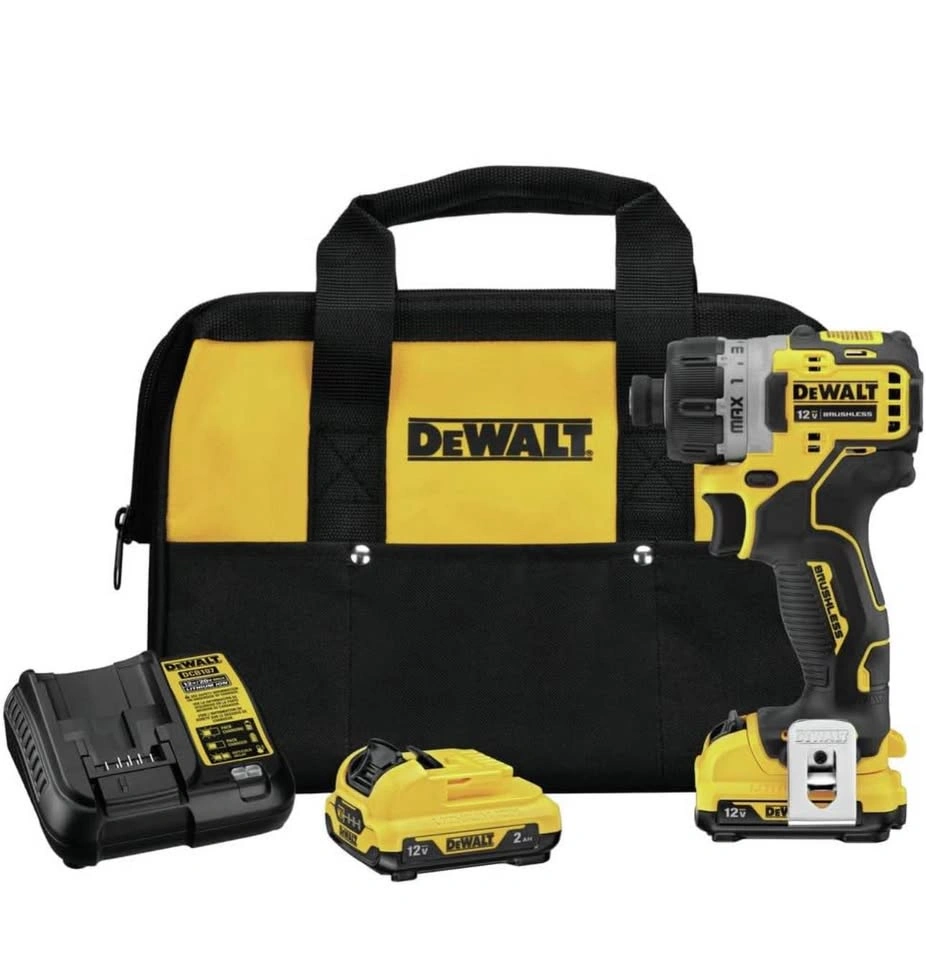 Dewalt 1/4 6.35mm screwdriver kit with 2 batteries - photo 2