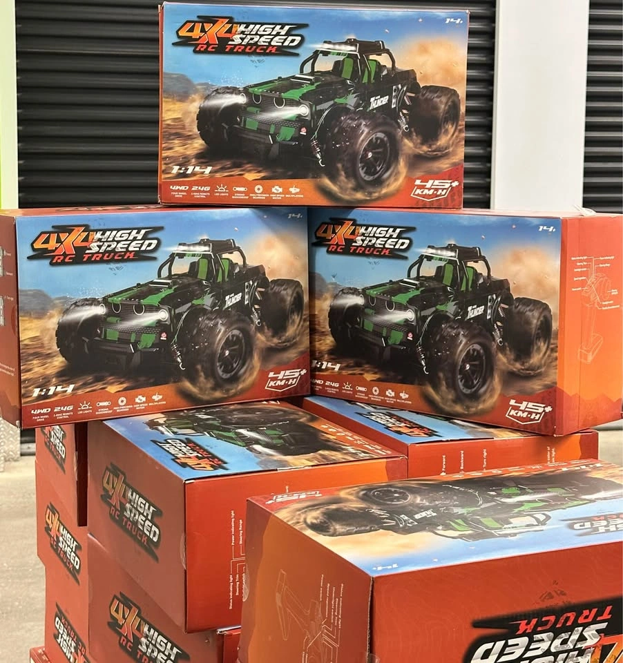 Chardfun 1/14 4WD Remote Control Truck with LED, 45KM/H - photo 2