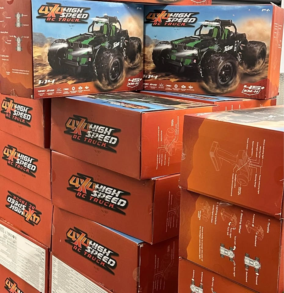 Chardfun 1/14 4WD Remote Control Truck with LED, 45KM/H - photo 3