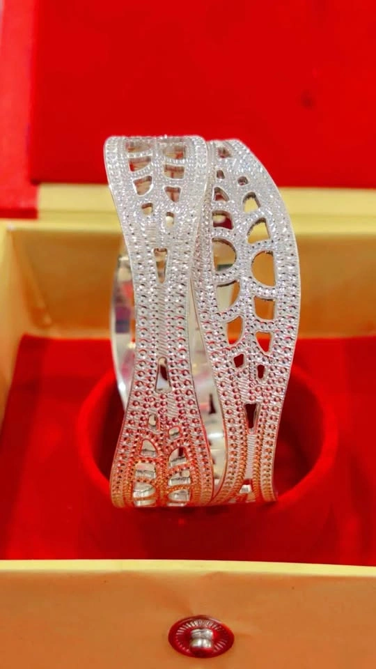 Real silver bangles - photo 2
