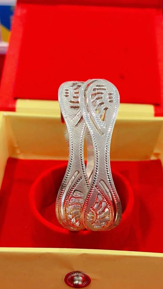 Real silver bangles - photo 3
