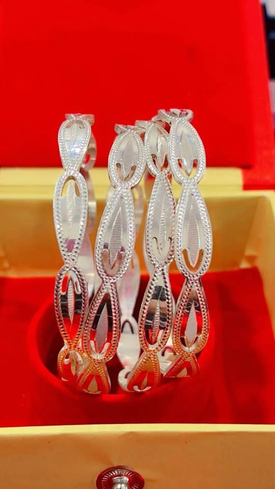 Real silver bangles - photo 4