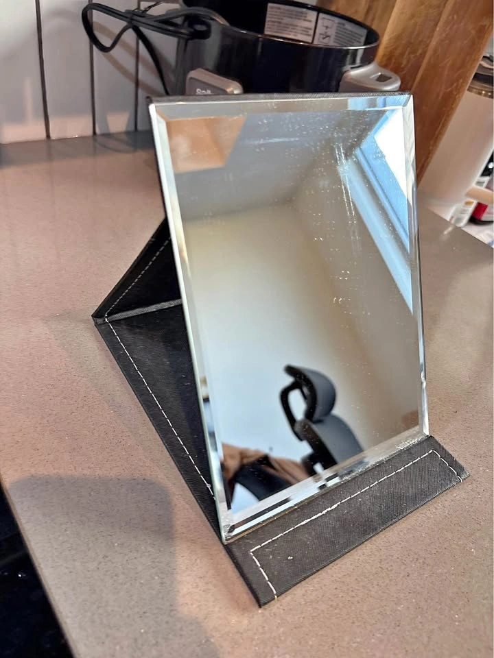 Folding Desktop Vanity Mirror