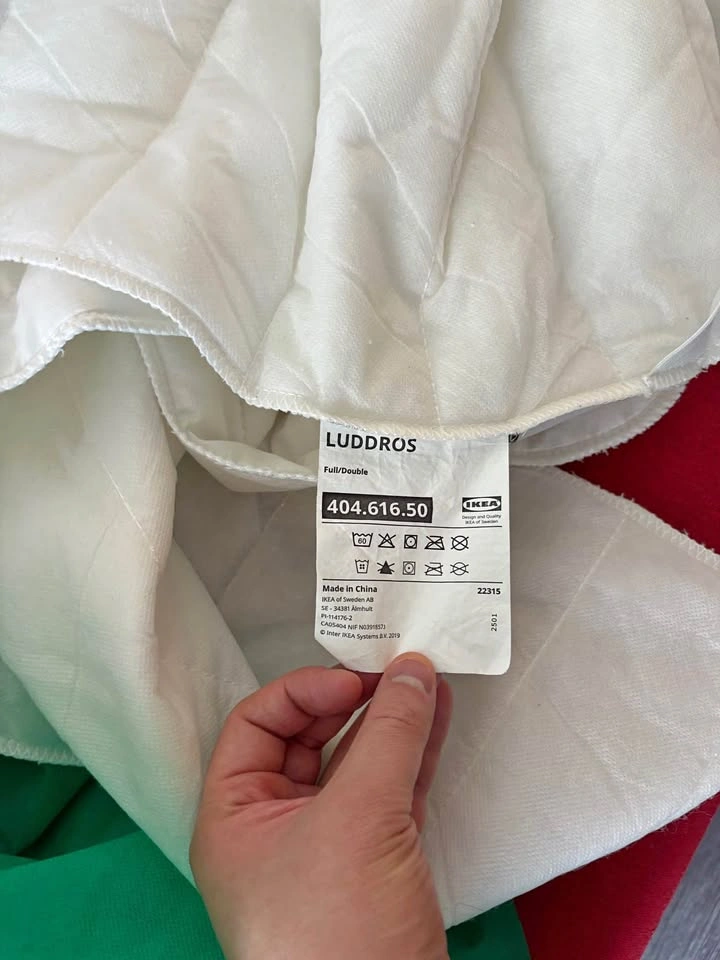 IKEA LUDDROS Mattress Protector – Full size