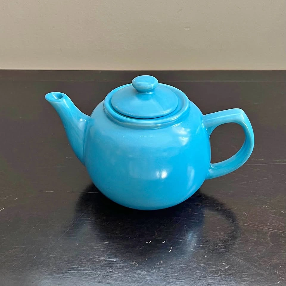 Blue Ceramic Teapot