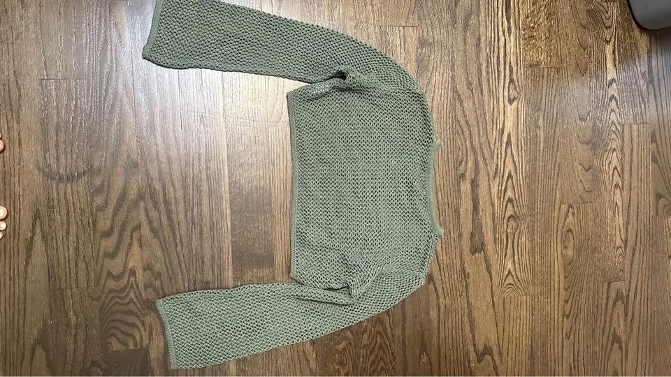 Forever 21 Green Cropped Knit Top - photo 3