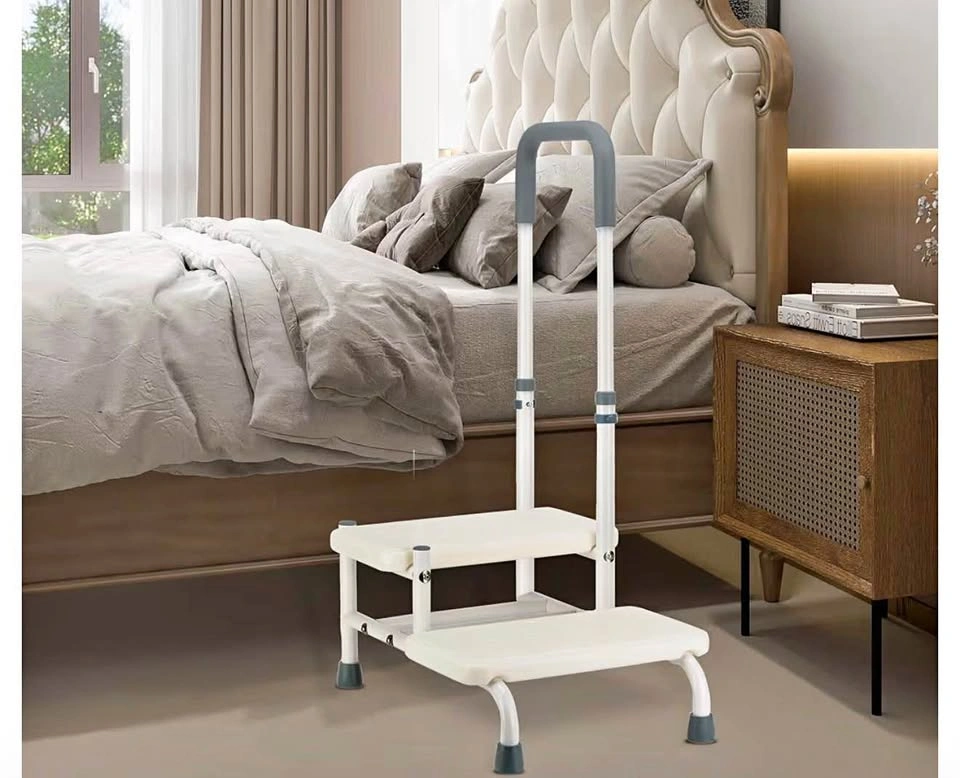 Two-Step Stool with Safety Handrail