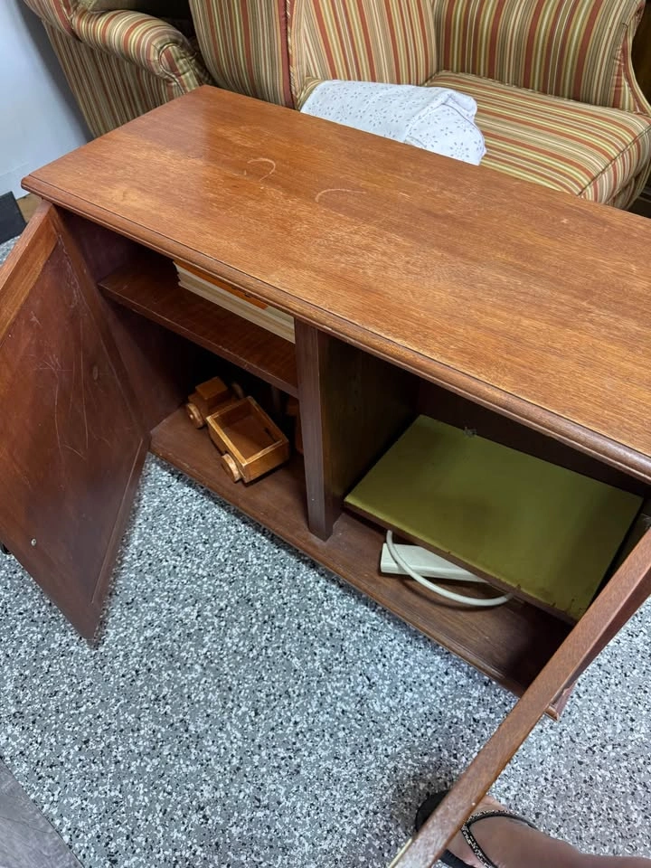Wooden Two-Door Storage Cabinet - photo 2
