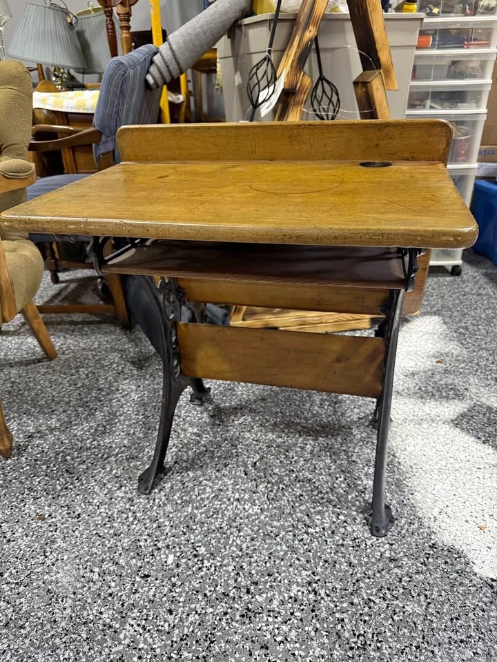 Antique Preston School Desk