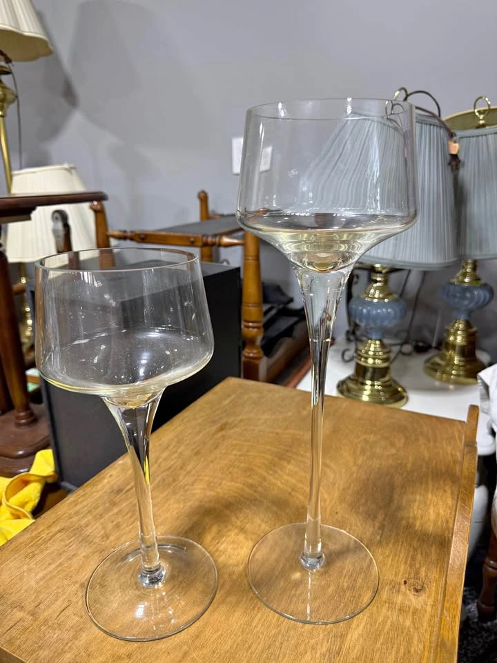 Glass Candle Holders