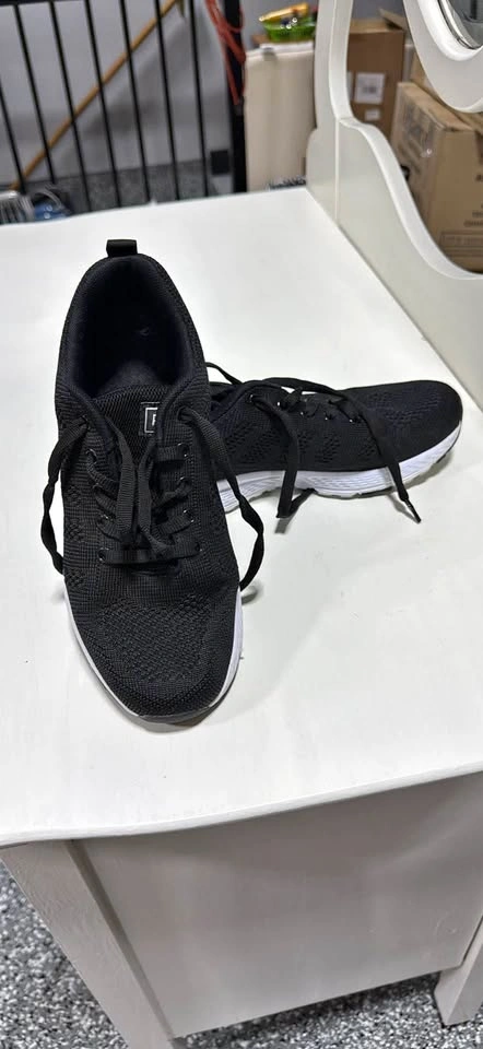 Feethit Black Mesh Sneakers
