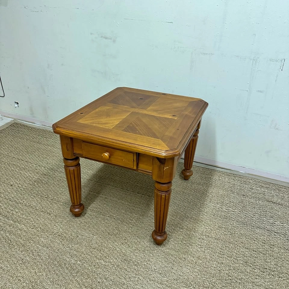 Wood Side Table