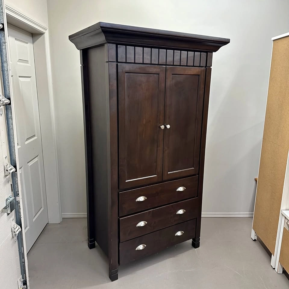 Solid Wood Storage Cabinet