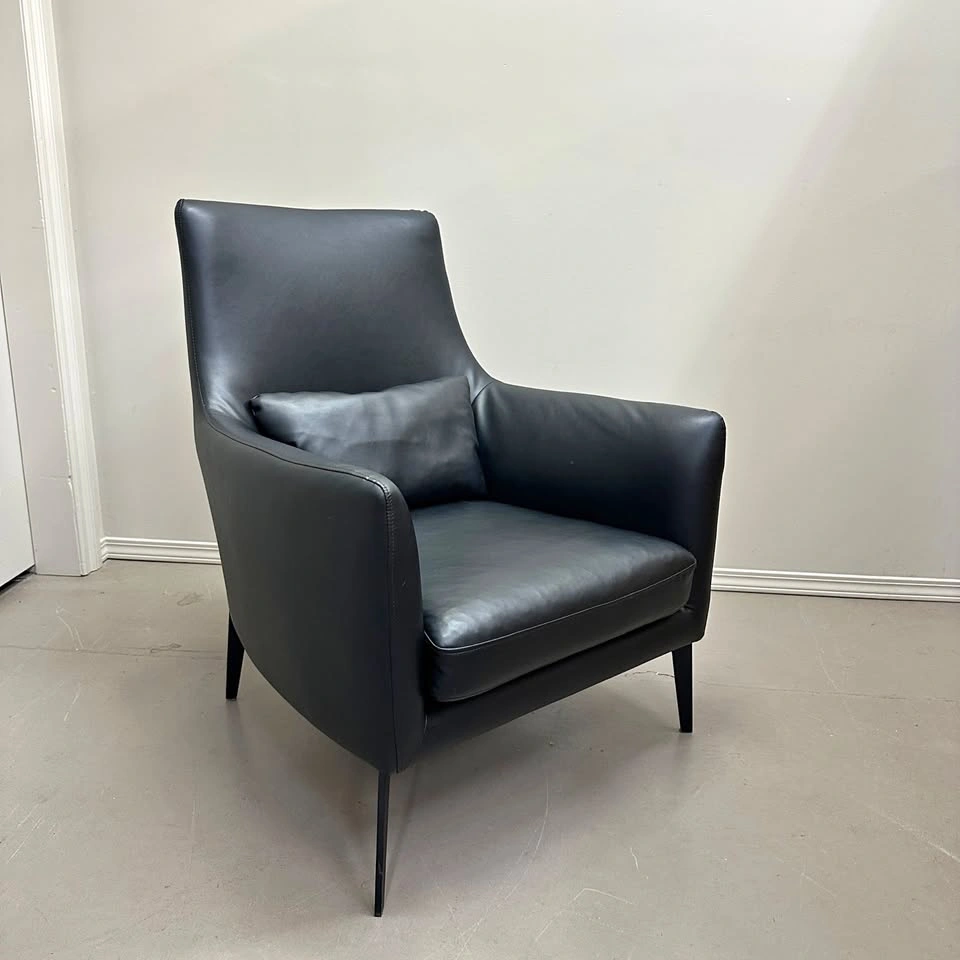 Black Modern Accent Chair