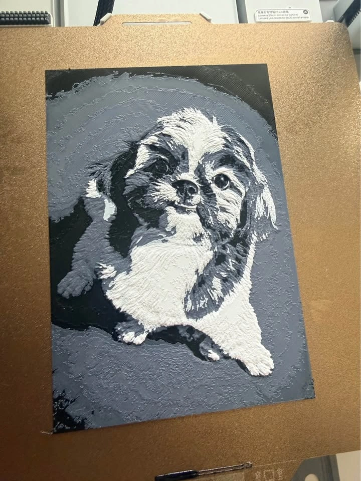 3D Custom printed pet Portraits - photo 2