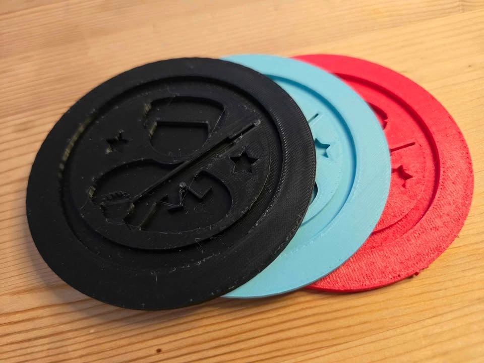 3D Printed Army Man Coaster – Red – Drink Coaster – PLA - photo 3