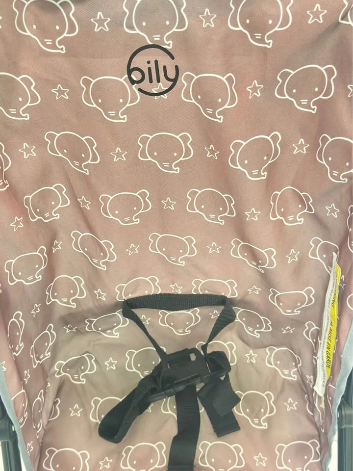 Bily Lightweight Umbrella Stroller - Pink Elephant Print - photo 2