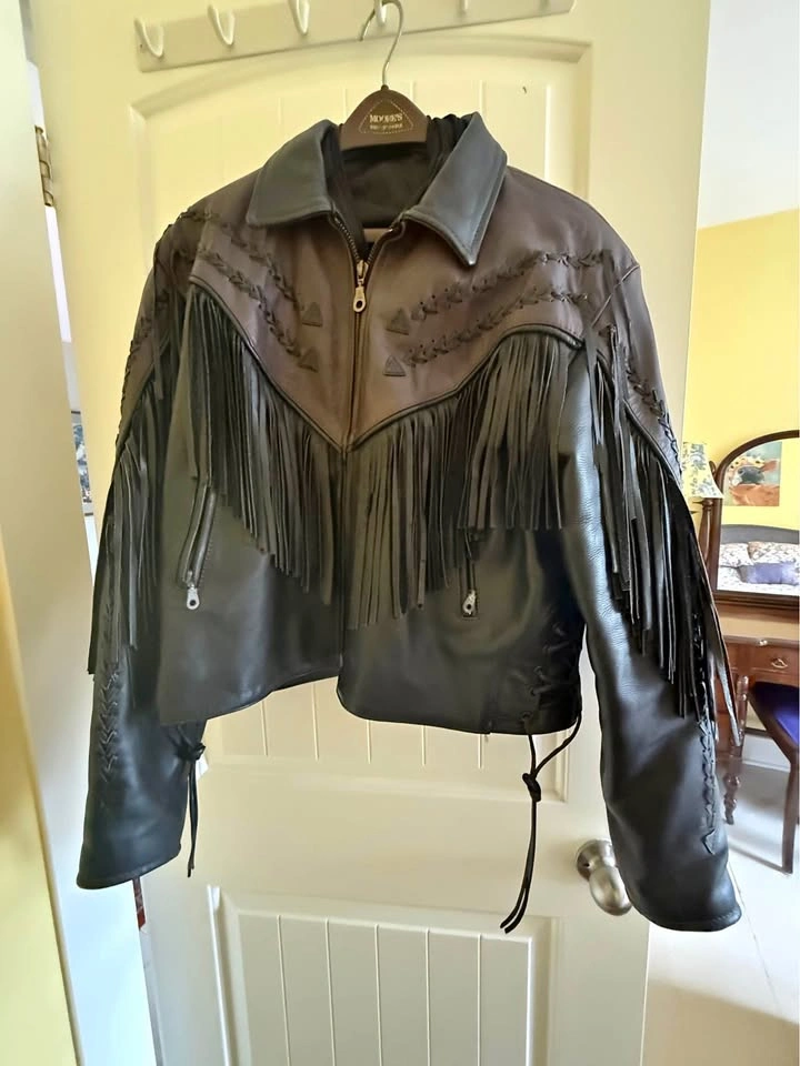 Women’s Large Leather Motorcycle Jacket