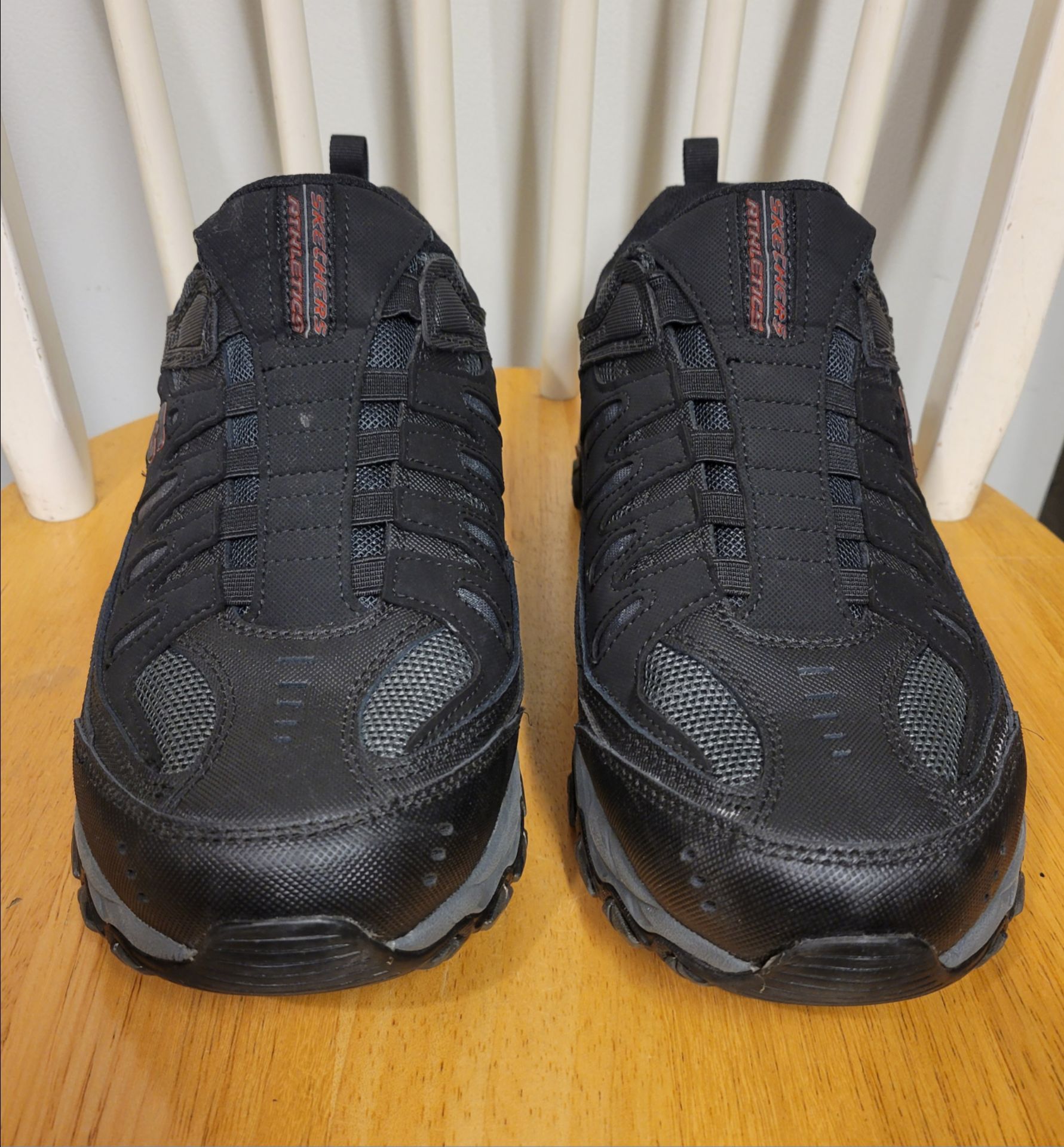 Skechers Men's After Burn M Fit 51866 Black Slip-On Shoes 11 XW - photo 3