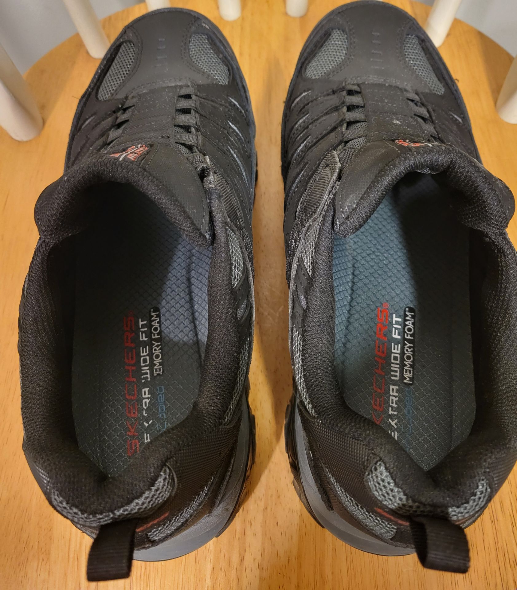 Skechers Men's After Burn M Fit 51866 Black Slip-On Shoes 11 XW - photo 4
