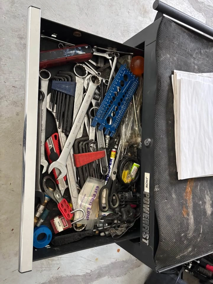 Powerfist 6-Drawer Tool Cabinet + Large Tool Collection - photo 3