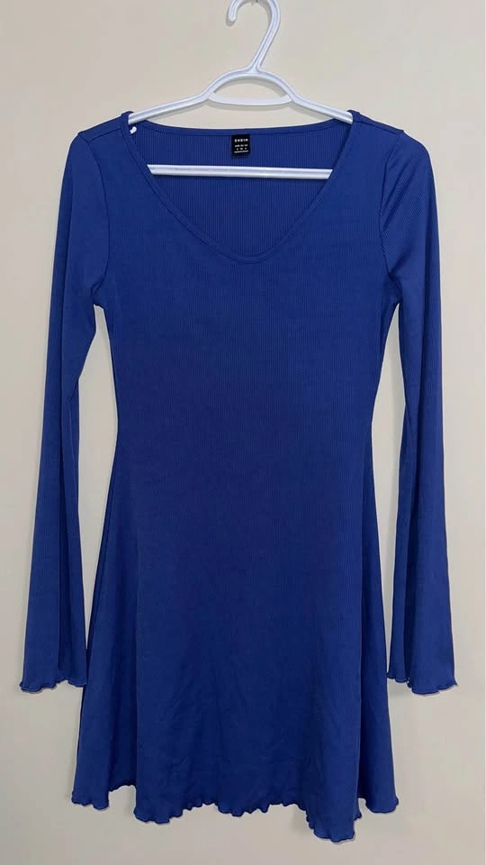 Ribbed Long Sleeve Dress - photo 3