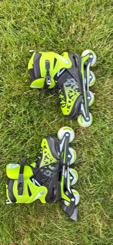 Rollerblade Adjustable Inline Skates – Youth Size 5–8 – Like New