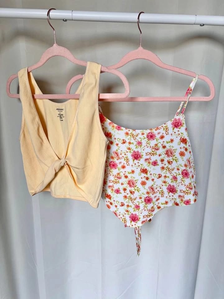 Summer tops x2- Size L