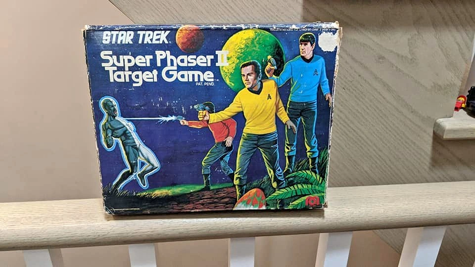 Star Trek Super Phaser II Target game with box 1976
