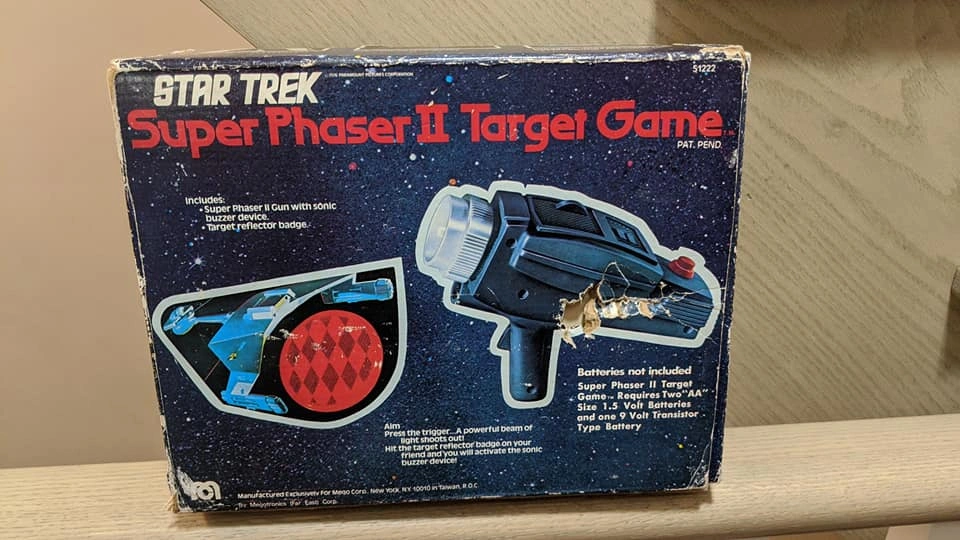 Star Trek Super Phaser II Target game with box 1976 - photo 3