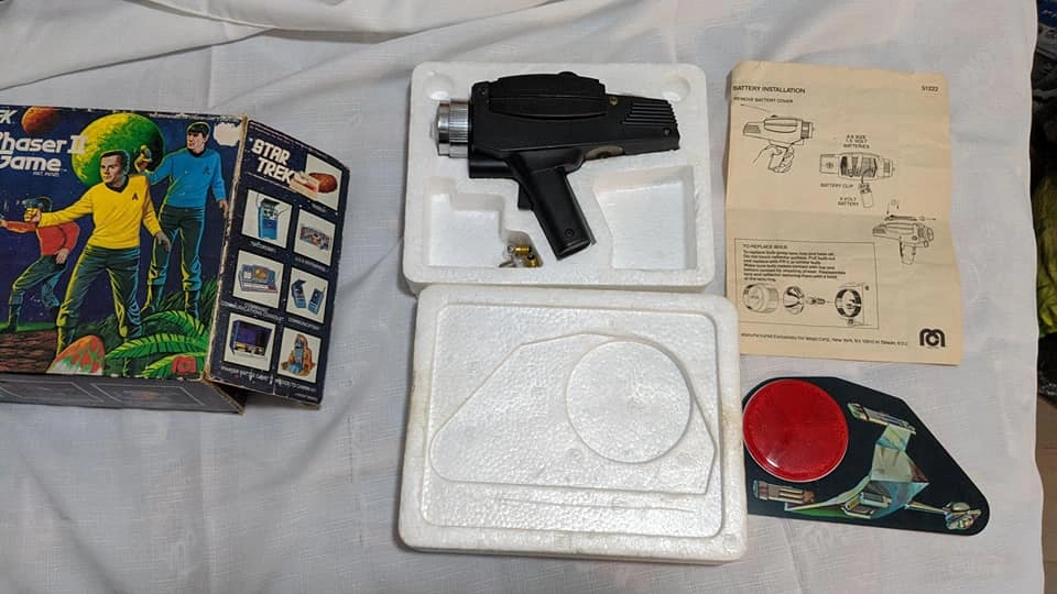 Star Trek Super Phaser II Target game with box 1976 - photo 4