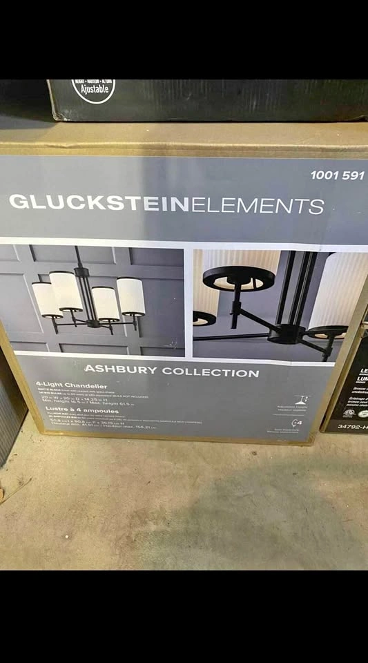 BNIB Gluckstein chandelier