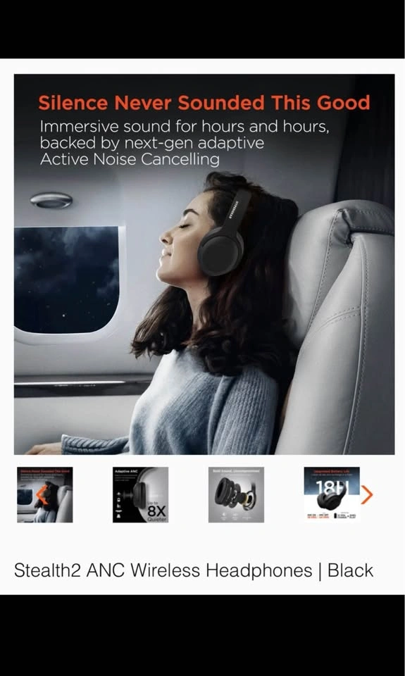 HyperGear Stealth2 ANC Wireless Headphones - photo 3