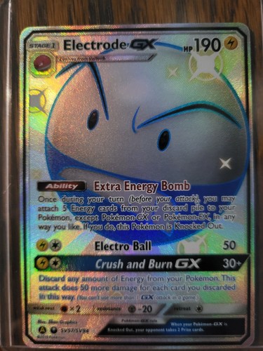 Electrode GX SV57/SV94 Pokemon Hidden Fates Shiny Vault 2019