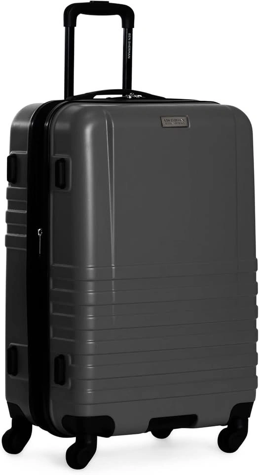 Ben Sherman 24-inch 4-Wheel Luggage - Grey - photo 3