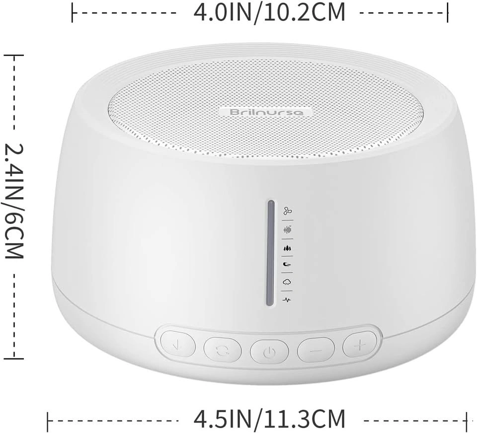 BNIB White Noise Machine, 30 Soothing Sounds, 36 Levels Volume C - photo 2