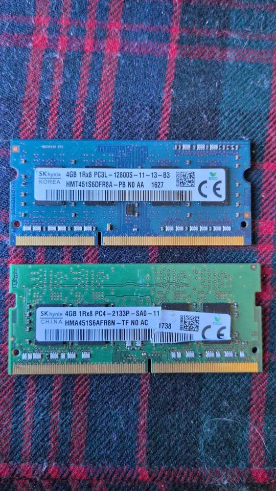 X2 4GB capacity, DDR4 Laptop Ram, 2133 MHz
